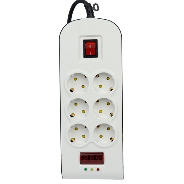 محافظ برق صوتی تصویری 6 خانه پارت الکتریک PE8796 با کابل 5 متری