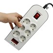 محافظ برق صوتی تصویری 6 خانه پارت الکتریک PE8796 با کابل 5 متری