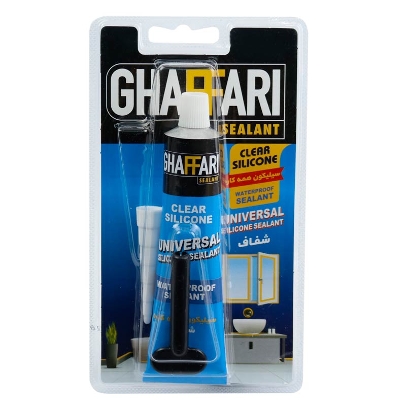 چسب سیلیکونی همه کاره غفاری Universal حجم 85 میلی لیتر