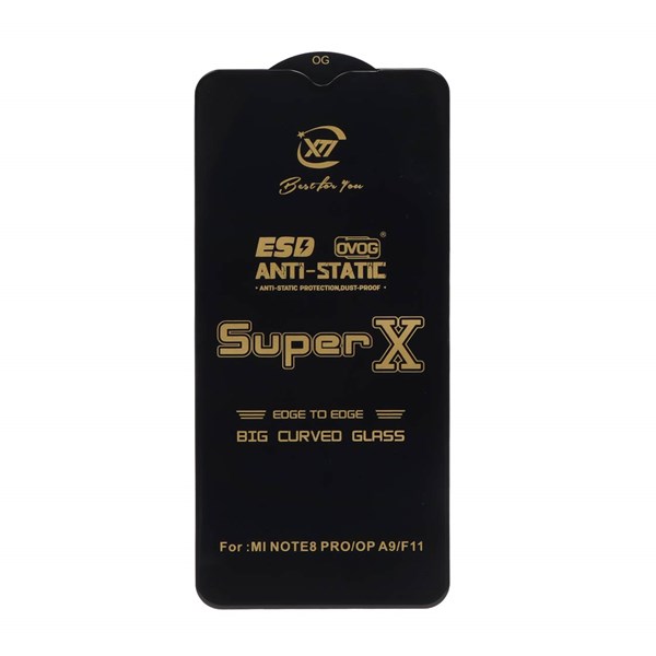 محافظ صفحه نمایش آنتی استاتیک Full Cover Super X مدل Xiaomi Note 8 Pro / Poco M3 / Redmi 9T
