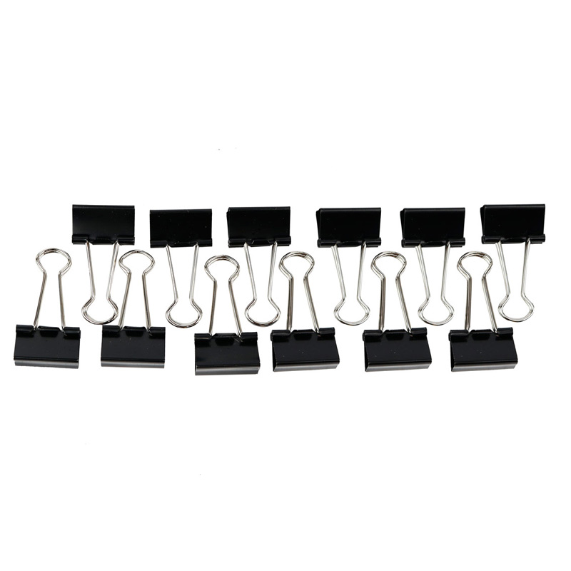 گیره دوبل Dloffice DL0004 25mm بسته 12 عددی