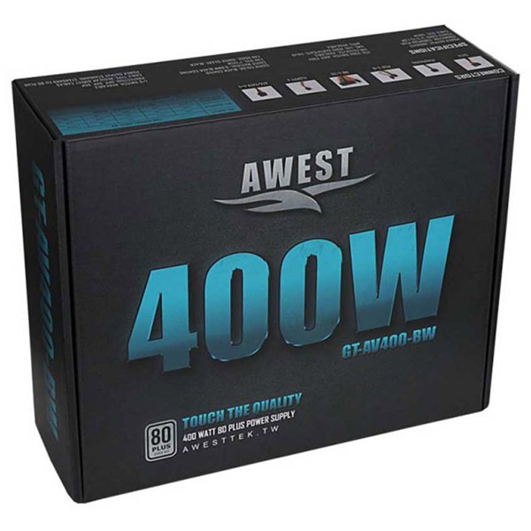 پاور 400 وات اوست Awest GT-AV400-BW Silver