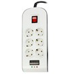 محافظ برق صوتی تصویری 6 خانه ارت دار پارت الکتریک 8795 با کابل 3 متری