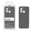 قاب سیلیکونی پاک کنی اورجینال درجه یک Xiaomi Redmi 12C / Redmi 11A / Poco C55 - خاکستری (پک دار)