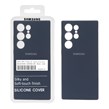 قاب سیلیکونی پاک کنی اورجینال درجه یک Samsung Galaxy S23 Ultra - سرمه ای (پک دار)
