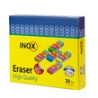 پاک کن رنگی اینوکس C20 بسته 20 عددی