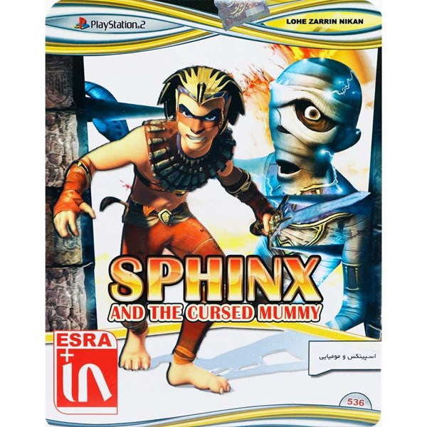 بازی Sphinx and the Cursed Mummy لوح زرین مناسب برای PS2