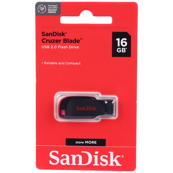 فلش 16 گیگ سن دیسک SanDisk Cruzer Blade