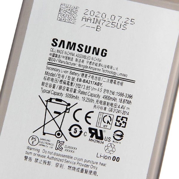 باتری موبایل اورجینال سامسونگ Samsung Galaxy A21s EB-BA217ABY