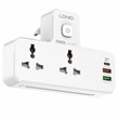 چند راهی 2 خانه الدینیو SC2311 + شارژر USB و Type-C