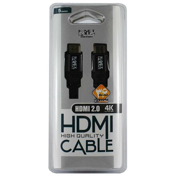 کابل HDMI 4K کی نت پلاس K-NET Plus طول 5 متر