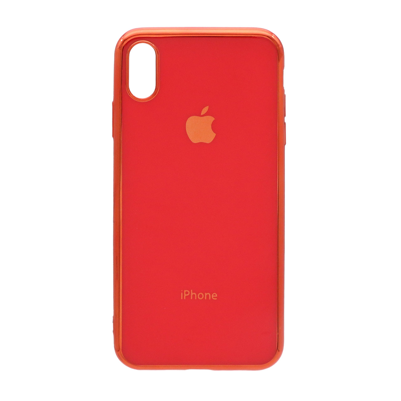 قاب My Case دور رنگی Apple iPhone X Max / iPhone XS Max - قرمز