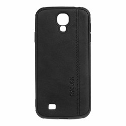 قاب طرح چرم RYOURK مدل Samsung Galaxy S4 - مشکی