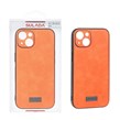 قاب اورجینال Sulada چرمی Apple iPhone 13 / iPhone 14 - نارنجی (پک دار)