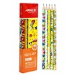 مداد مشکی طرح دار آریا Arya 3047 بسته 12 عددی
