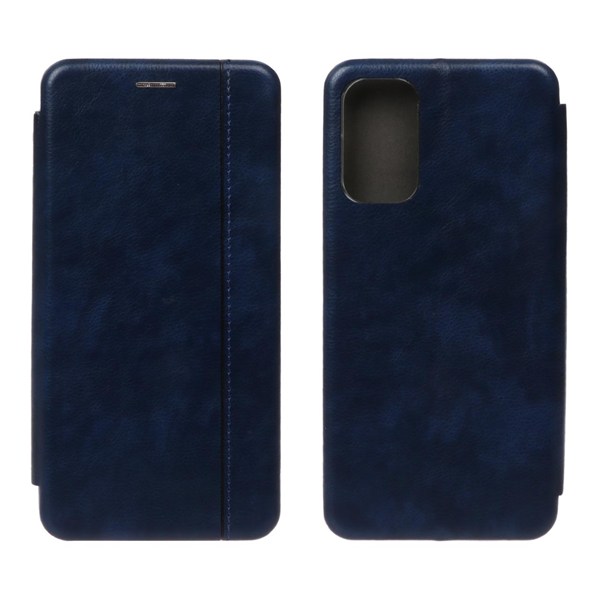 کیف چرمی موبایل مغناطیسی Samsung Galaxy M52 - سرمه ای