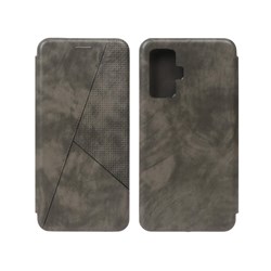 کیف چرمی موبایل مغناطیسی حصیری مورب Xiaomi Poco F4 GT / Redmi K50 Gaming - خاکستری