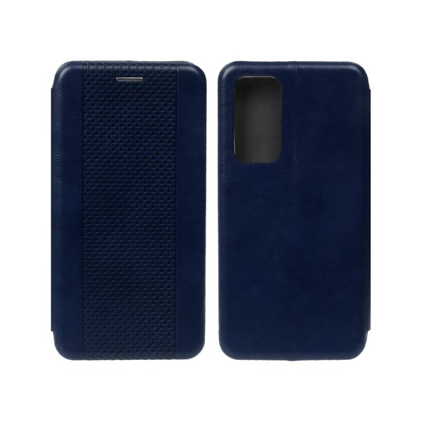 کیف چرمی موبایل مغناطیسی حصیری Xiaomi Mi 12 / Mi 12X - سرمه ای کد 1