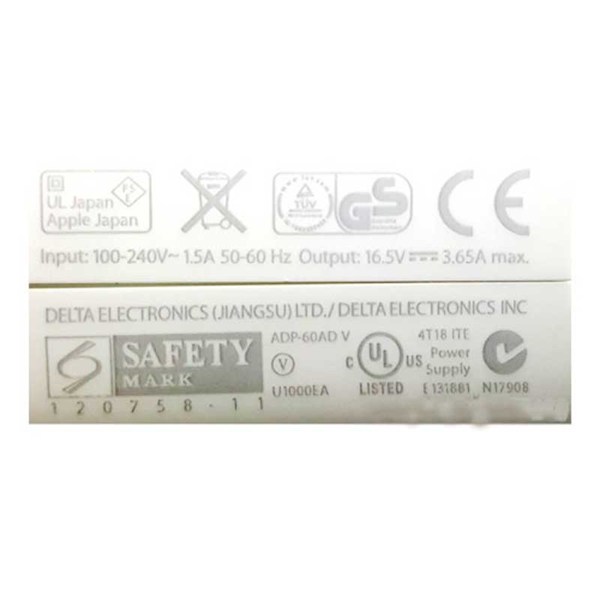 شارژر لپ تاپ Apple 60W magsafe 2