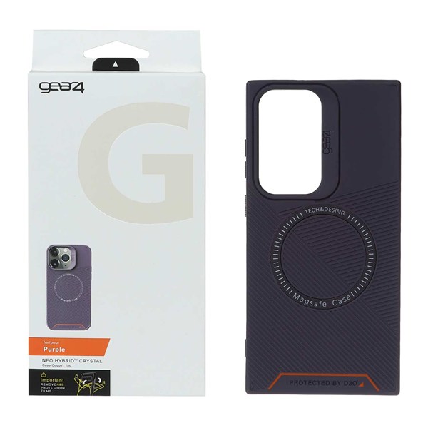 قاب اورجینال Magsafe Gear4 D30 مدل Samsung Galaxy S23 Ultra - بنفش (پک دار)