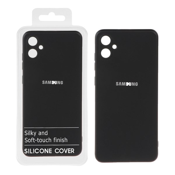 قاب نیو سیلیکون محافظ لنزدار RFF مدل Samsung A05 - مشکی (پک دار)