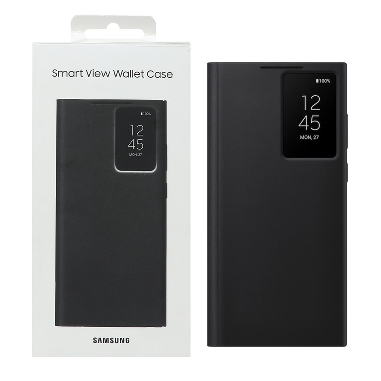 کیف هوشمند اورجینال سامسونگ Smart View Wallet Case مدل Samsung Galaxy S23 Ultra - مشکی (پک دار)