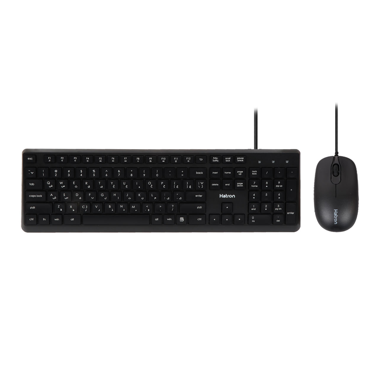 کیبورد و ماوس باسیم Hatron مدل HKC215 - مشکی