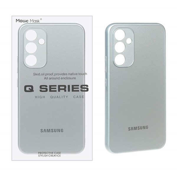 قاب اورجینال PVD ضدخش Magic Mask مدل Samsung Galaxy S23 FE - نقره ای (پک دار)