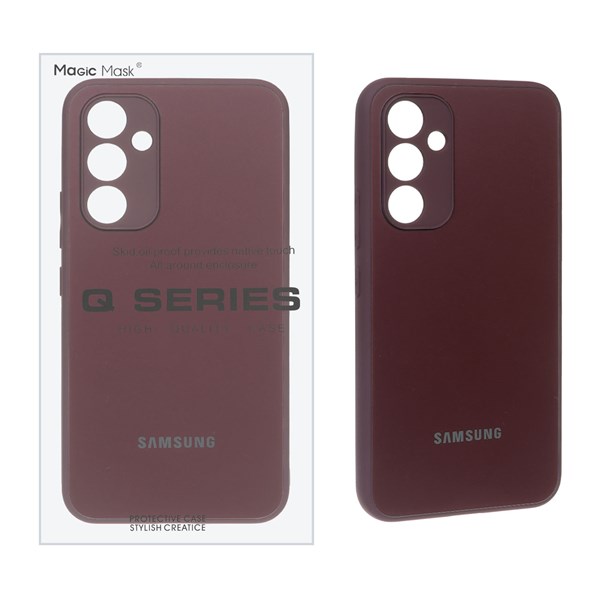 قاب اورجینال PVD ضدخش Magic Mask مدل Samsung Galaxy S23 FE - زرشکی (پک دار)