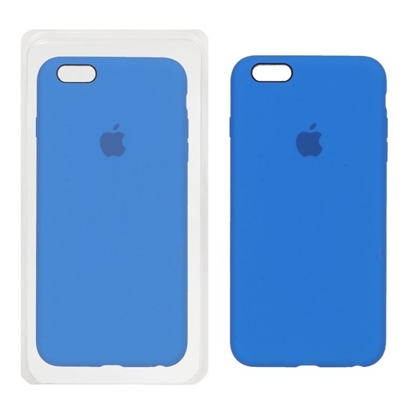 قاب سیلیکونی پاک کنی اورجینال Apple iPhone 6 Plus / iPhone 6s Plus - آبی (پک اصلی)
