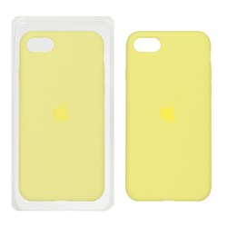 قاب سیلیکونی پاک کنی اورجینال Apple iPhone SE (2020) / iPhone 7 / iPhone 8 - لیمویی (پک اصلی)