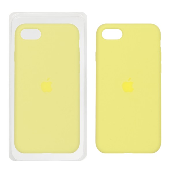 قاب سیلیکونی پاک کنی اورجینال Apple iPhone SE (2020) / iPhone 7 / iPhone 8 - لیمویی (پک اصلی)