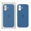 قاب سیلیکونی پاک کنی محافظ لنزدار اورجینال Apple iPhone 16 - آبی اقیانوسی (پک اصلی)