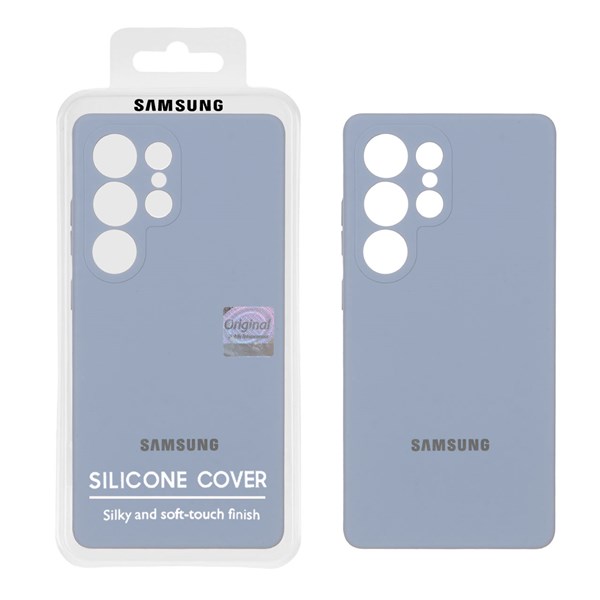 قاب سیلیکونی پاک کنی اورجینال Master Quality مدل Samsung Galaxy S25 Ultra - فیلی (پک دار)