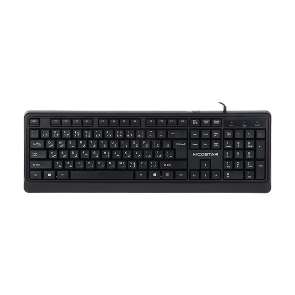 کیبورد باسیم Hicostar مدل HS-K700 - مشکی