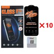 بسته 10 عددی محافظ صفحه نمایش شیشه ای Full Cover Anti Static Mietubl مدل Apple iPhone 17 / iPhone 16 Pro مشکی (بدون پک)