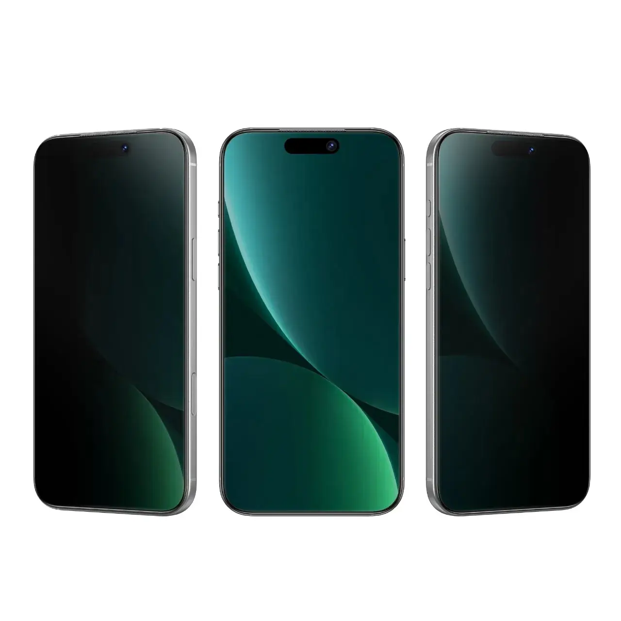 محافظ صفحه نمایش شیشه ای اورجینال Green Lion Picasso 3D Privacy One-Touch Installation مدل Apple iPhone 17 Pro (پک دار)