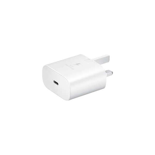 شارژر سه پین SAMSUNG 25W TA800 ( فست و PD) سفید DST ( شش ماهه شرکتی)