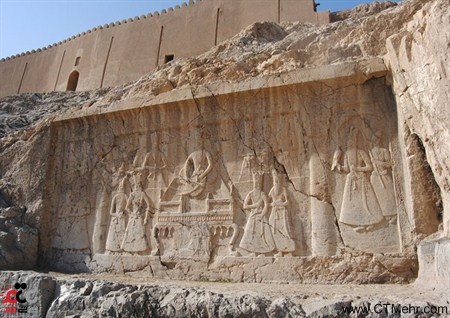 کتیبه گردنه عسلک طالقان استان البرز