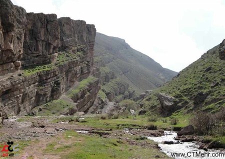 آبشار آبگرم کلات استان خراسان رضوی