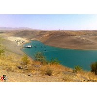 دریاچه سد زاینده رود چادگان استان اصفهان