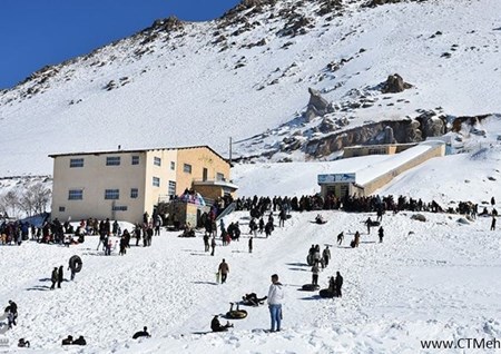 پیست اسکی شهدای سربند شازند استان مرکزی