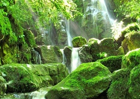 آبشار کوه سر استان مازندران