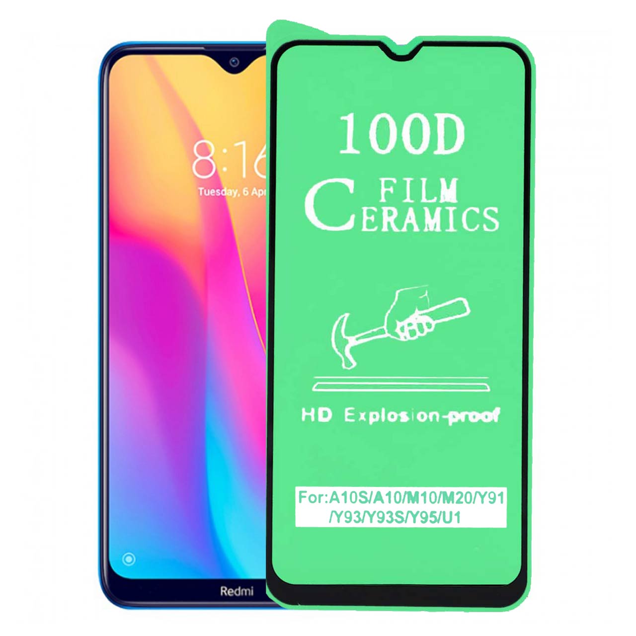 محافظ صفحه نمایش شیشه ای سرامیکی شیائومی Xiaomi Redmi8A