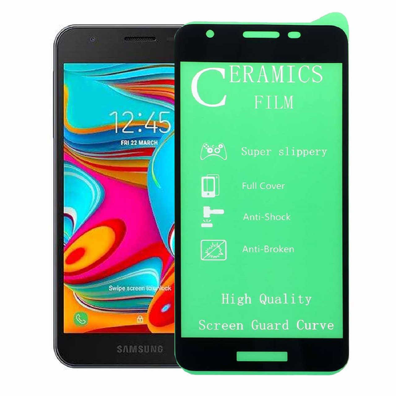 محافظ صفحه نمایش شیشه ای سرامیکی samsung A2 Core