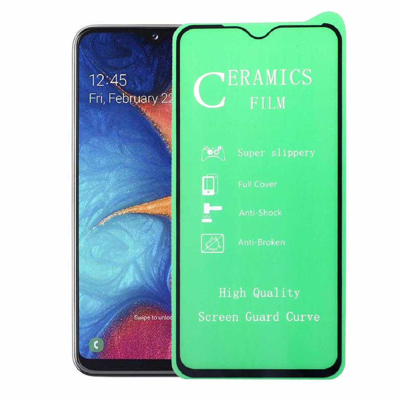 محافظ صفحه نمایش شیشه ای سرامیکی مناسب برای SAMSUNG A20/A30/A30s/A50/A50s/M30s/M31