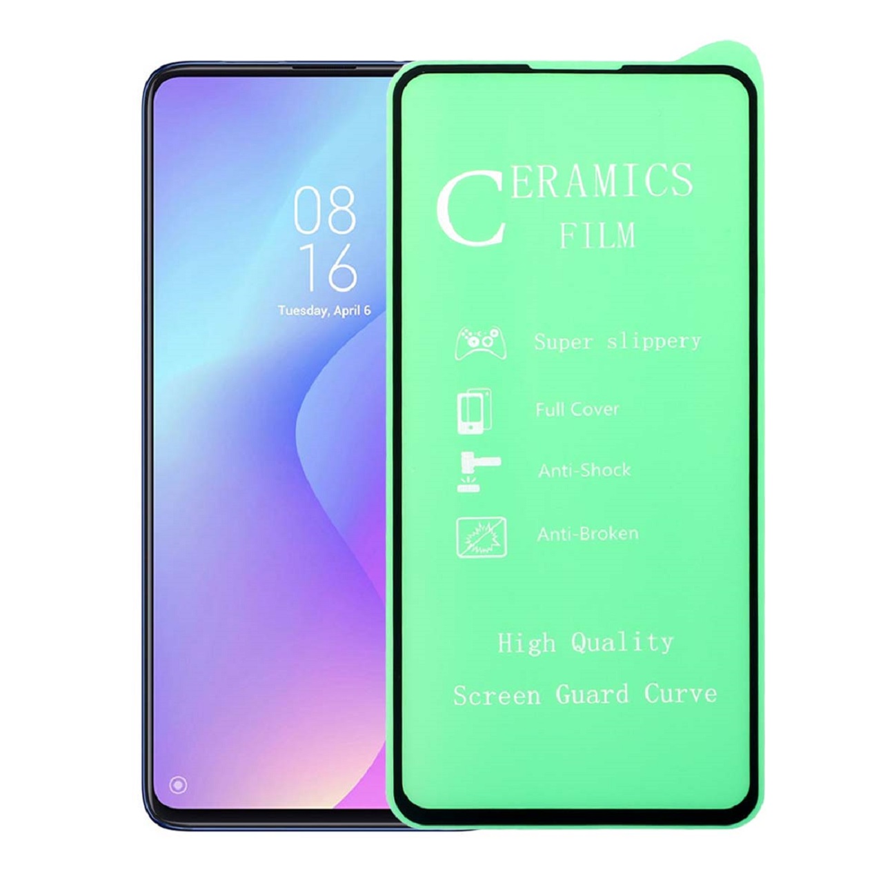 محافظ صفحه نمایش شیشه ای سرامیکی Xiaomi Redmi9T pro