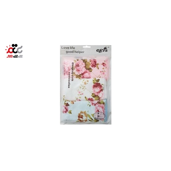 دستمال یی یی مدل flower مجموعه 3 عددی