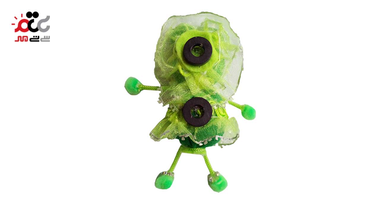 عروسک جورابی آرامیس مدل گیفت قورباغه خانم 10 سانتی متری