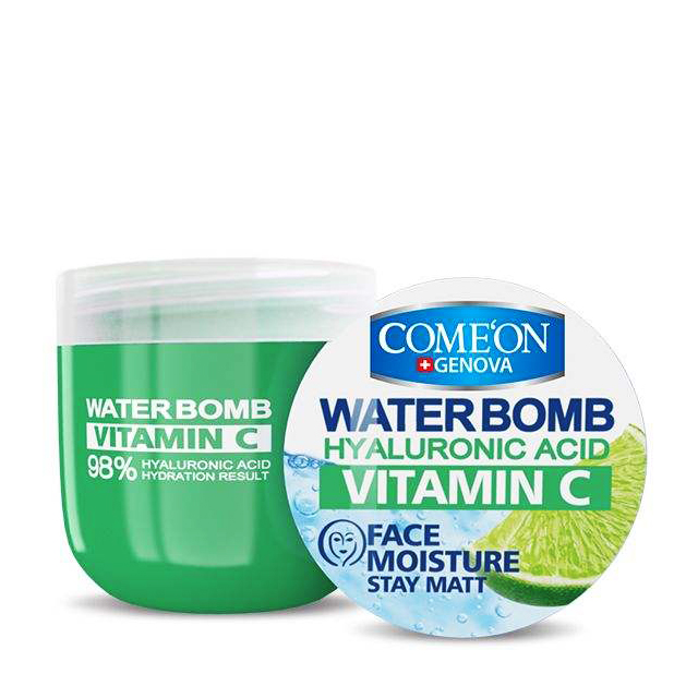 کرم آبرسان کامان سری واتربمب مدل VITAMIN C حجم 200 میلی لیتری